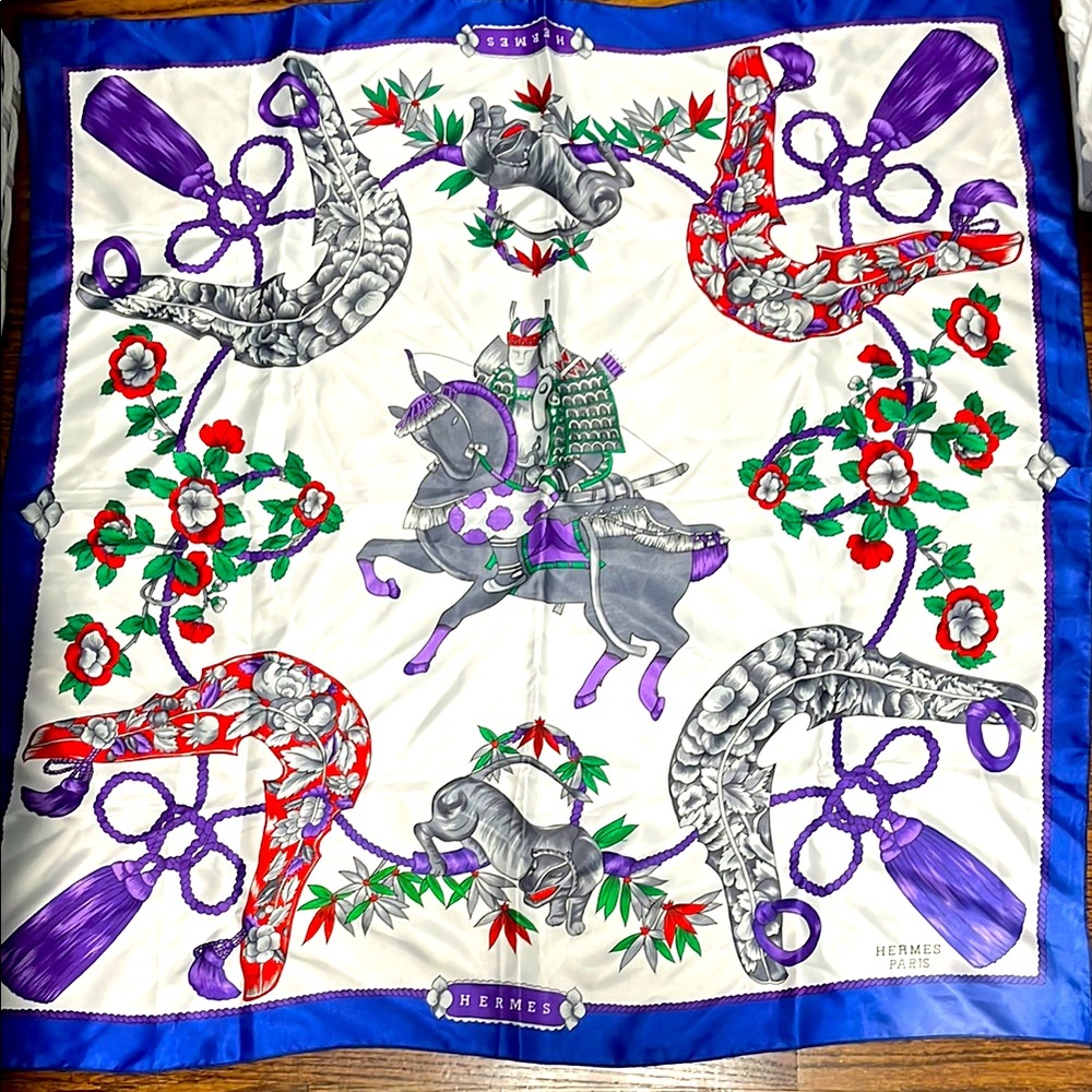 Multicolor Silk Scarf